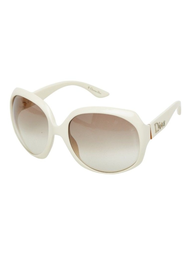 Dior Gradient Sunglasses White Acetate Eyewear